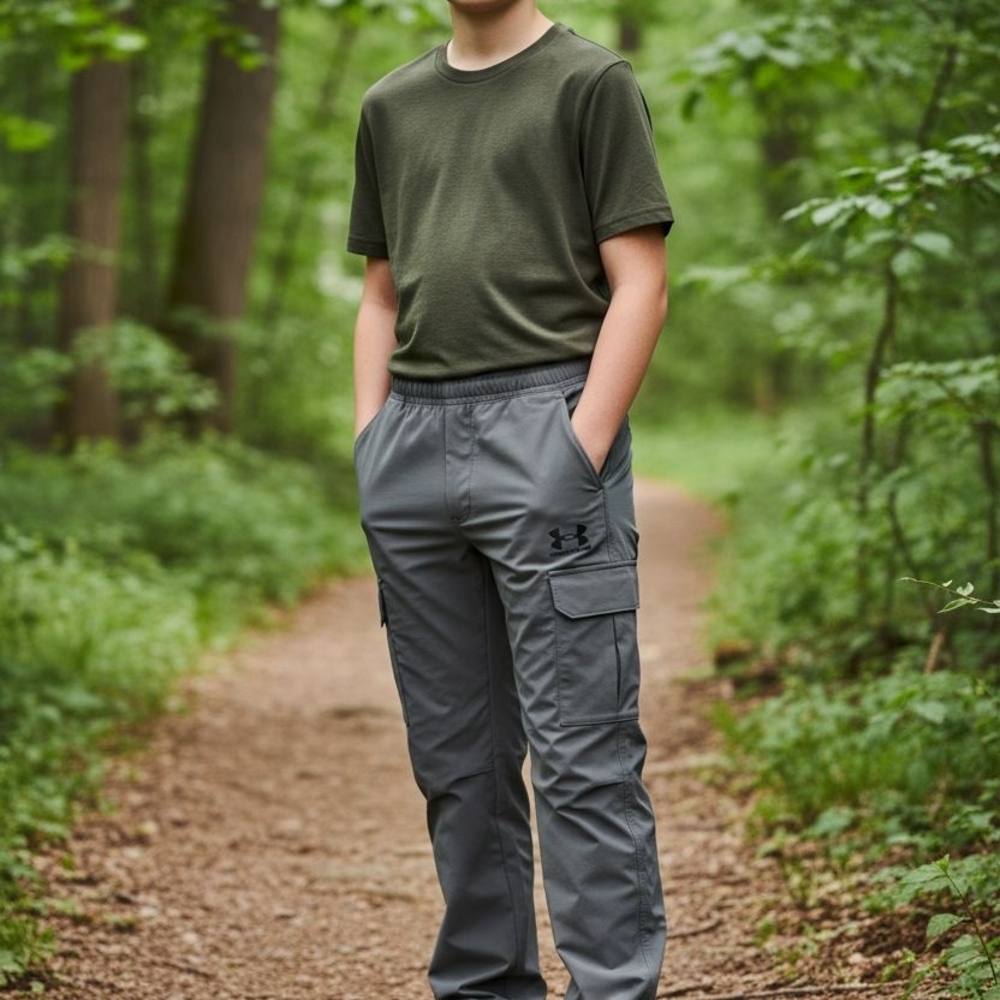 Under Armour Boy's Gray Cargo Pants